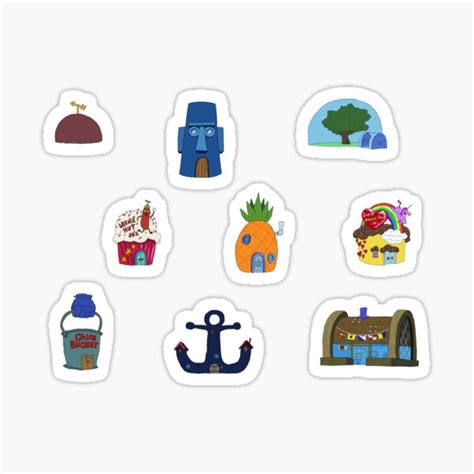 Bikini Bottom Sticker For Sale By Thebcarts Redbubble