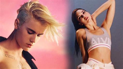 Nearly Naked Justin Bieber And Kendall Jenner Strip Down To Their Underwear In The New Calvin