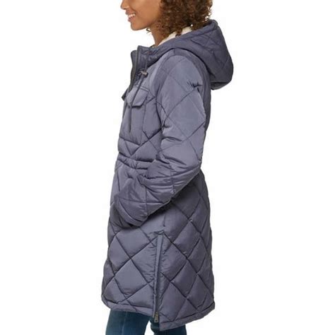 Levis Jackets And Coats Nwt Levis Quilted Parka Jacket With Plush Hood Odyssey Grey Poshmark