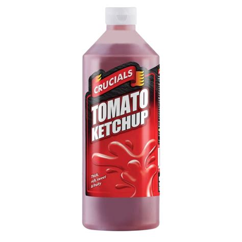 Crucials Tomato Ketchup 1 Litre Mason Foodservice