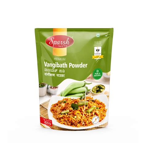 Vangibath Powder Sparsh Masala Indian Spices