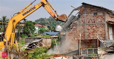 Women Stage Semi Nude Protest Against Eviction Drive In Guwahati The