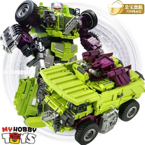 Jinbao Transformable Robot Oversized Gt Devastator Combiners Complete Set Of 6 Robots G1