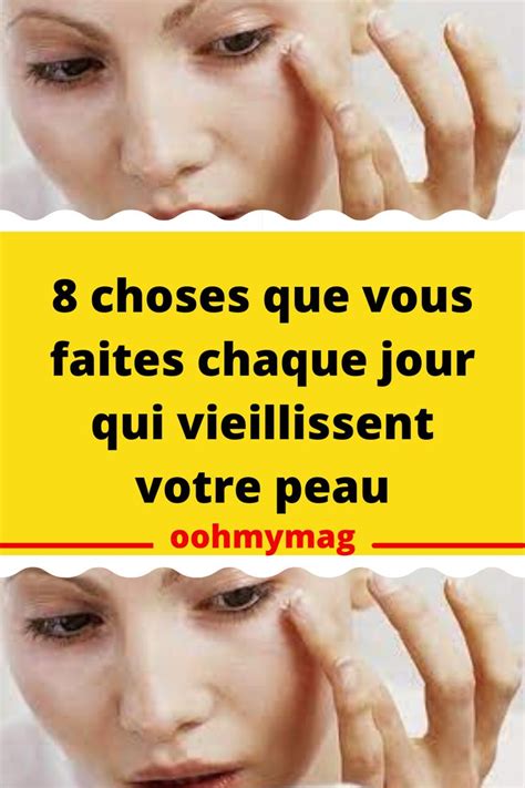 8 Choses Que Vous Faites Chaque Jour Qui Vieillissent Votre Peau Pores