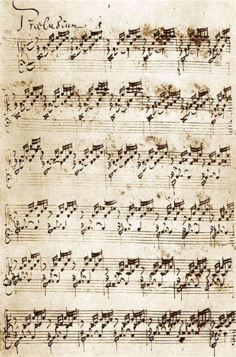 J S Bach The Well Tempered Clavier Book I Prelude