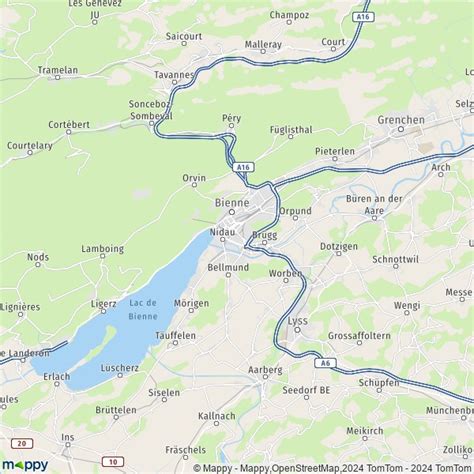 Carte Bienne Plan De Bienne Et Infos Pratiques Mappy