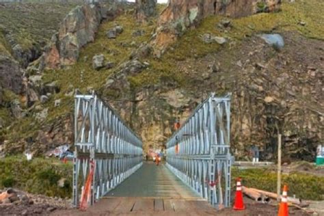 Huancavelica Mtc Culmina Instalaci N Del Puente Modular En El Sector