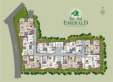 Sri Sai Emarald Layout Layout Gated Community Luxury Apartments