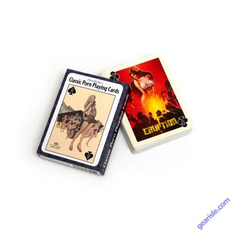 Wood Rocket Adults Classic Porn Playing Cards Deck