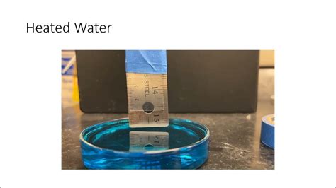 Capillary Rise Between Two Vertical Plates Youtube