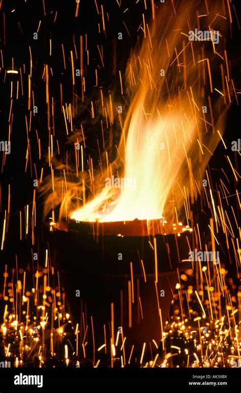 Thermite Reaction Stock Photo - Alamy