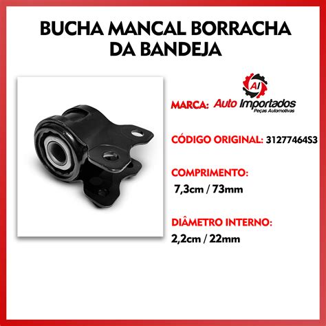 Kit Buchas Mancal Maior Menor Bandeja Leque Suspens O Dianteira Ford