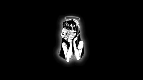 Junji Ito Face Long Hair Looking At Viewer Smiling Touching Face