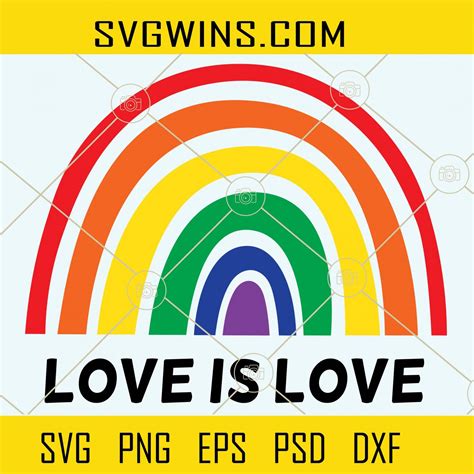 Lgbt Rainbow Sunflower Svg Love Is Love Svg Rainbow Sunflower Svg