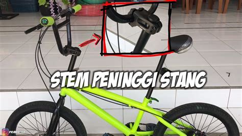 Bmx Rasa Seli Pasang Adaptor Peninggi Stam Part Youtube