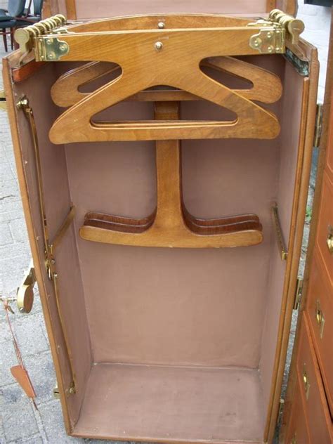 Hermes Leather Wardrobe Trunk 1920s At 1stdibs