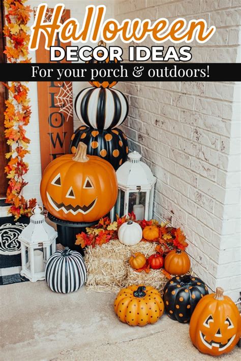 Our Halloween Outdoor Decor & Porch - Vandi Fair