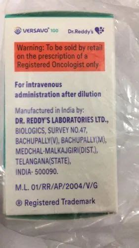 Dr Reddy S Laboratories Ltd Versavo 100Mg At Rs 3600 In New Delhi ID