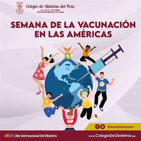 SEMANA DE LA VACUNACIÓN EN LAS AMÉRICAS Colegio de Obstetras del Perú