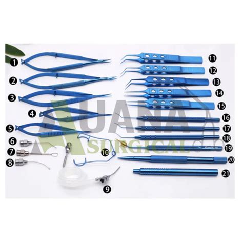 Ophthalmic Microsurgical Instrument 21pcs Set Dental Instruments