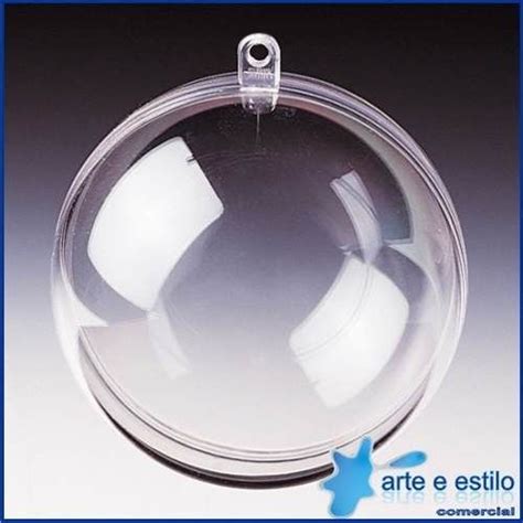 Esferas Bola De Acrilico Transparente Cm Emb C Un R