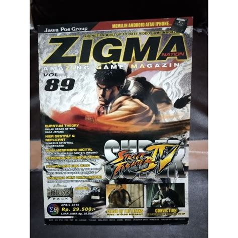 Jual Majalah Game Majalah Komik Majalah ZIGMA Nation Magazine Edisi