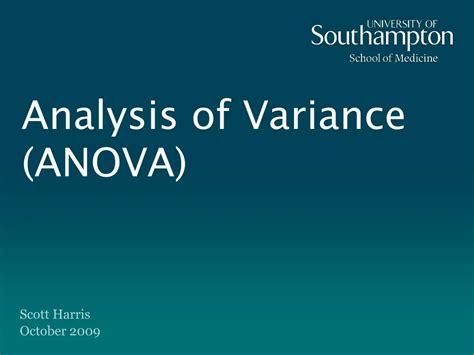 Ppt Analysis Of Variance Anova Powerpoint Presentation Free Download Id 466664