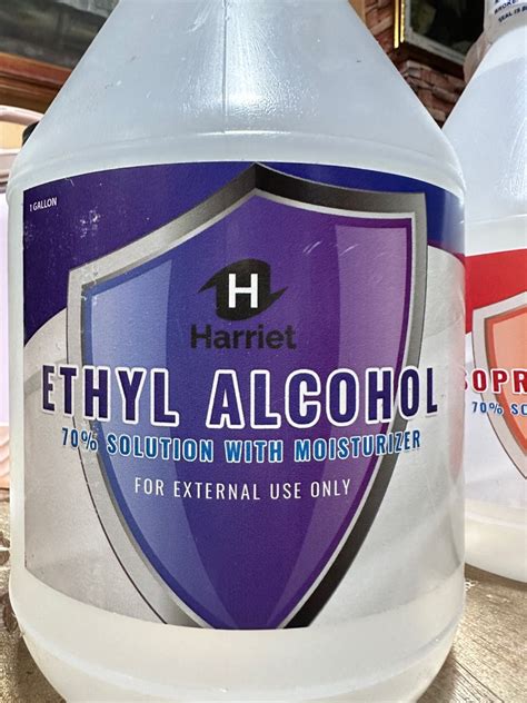 Harriet Ethyl And Isopropyl Alcohol 1 Gallon 70 Solution With