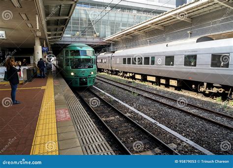 Yufuin No Mori Limited Express Train Operated By Kyushu Railway