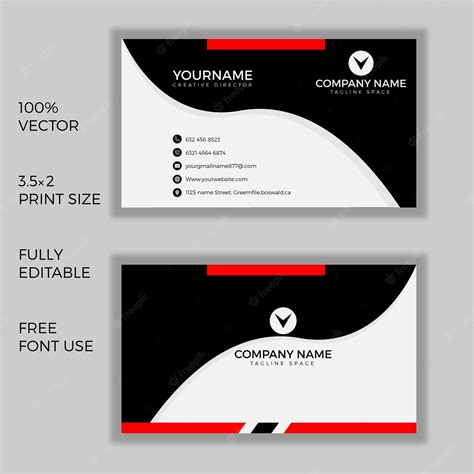 Premium Vector Modern Business Card Designs Template