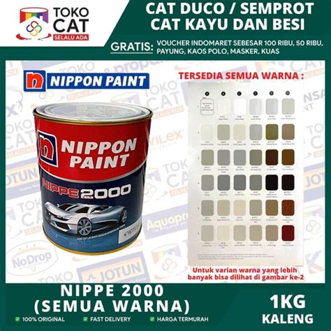 Jual Vernish Nippe 2000 Nippon Paint Clear DOFF 222D Vernis 1LITER