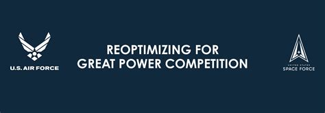 Reoptimization For Great Power Competition