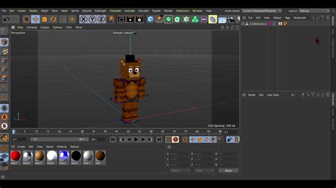 Freddy Fnaf 1 Rig C4d Youtube