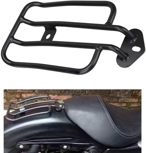 Ambience Black Motorcycle Rear Fender Rack Solo Seat Luggage Rack