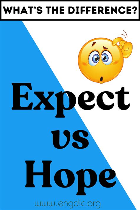 Expect Vs Hope What S The Difference EngDic