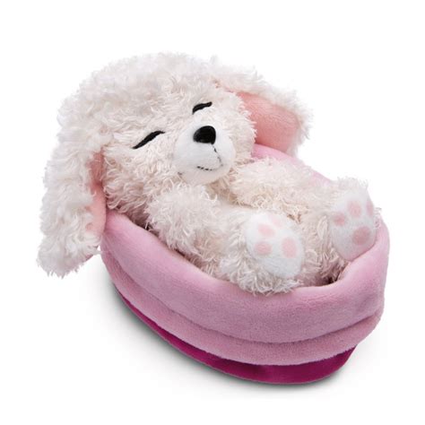 Nici Sleeping Pets Hund Pudel Im K Rbchen Kuscheltier Boutique