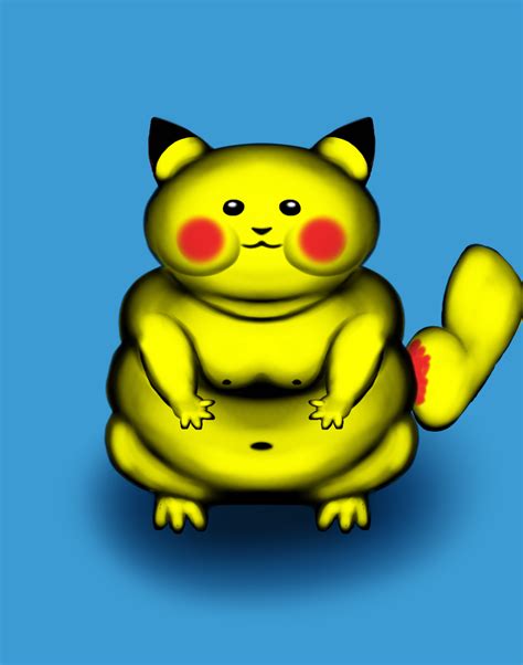 Fat Pikachu By Nerianna On Deviantart