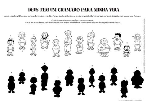 Blog da Tia Alê OS DISCÍPULOS DE JESUS