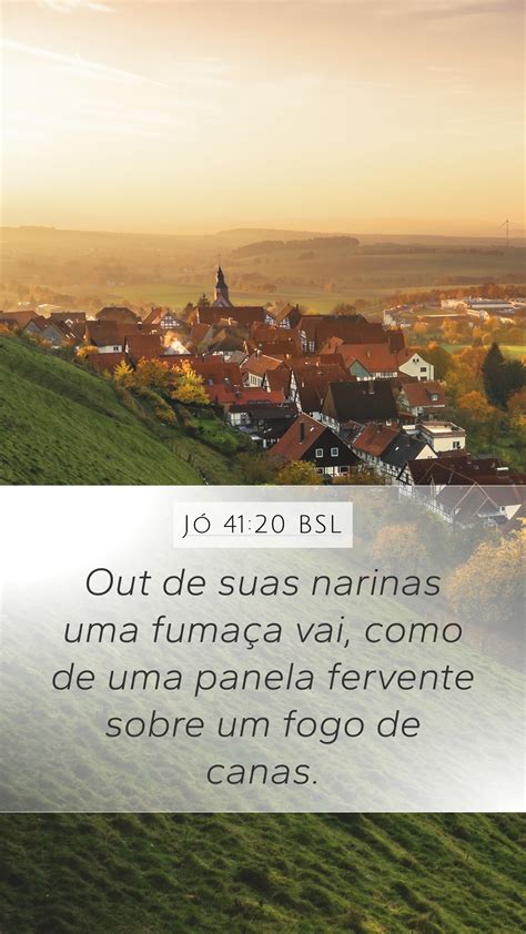 Jó 41 20 BSL Mobile Phone Wallpaper Out de suas narinas uma fumaça