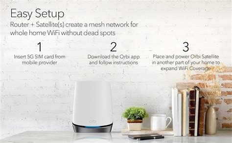 Netgear Orbi Nbk752 5g Router Wifi 6 Mesh System Router With 1