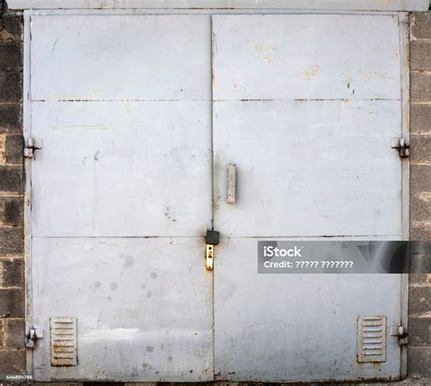 Old Metal Warehouse Door Stock Photo Download Image Now Aging