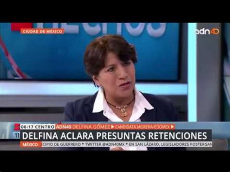 Delfina Gómez aclara las presuntas retenciones de dinero que hubo