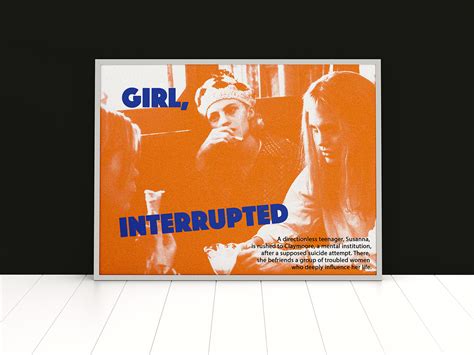 'Girl, Interrupted' poster design on Behance