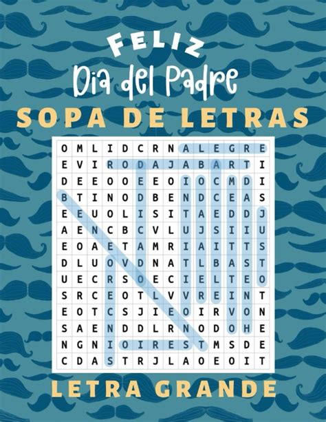 Feliz D A Del Padre Sopa De Letras Letra Grande Crucigramas Para