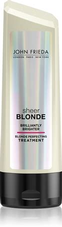 John Frieda Sheer Blonde Brilliantly Brighter Palsam Blondidele Ja Triibutatud Juustele Notino Ee