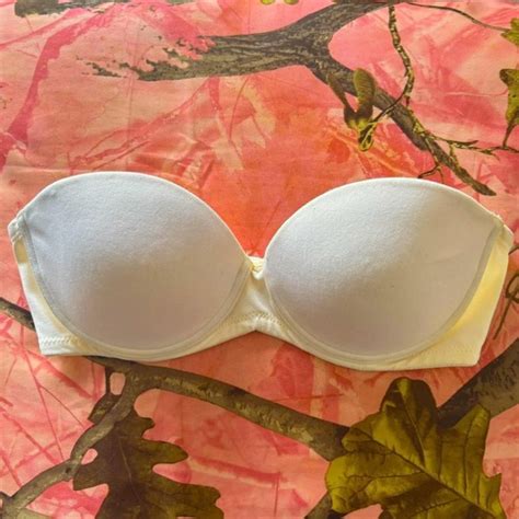 Victoria S Secret Intimates Sleepwear Victorias Secret Strapless Nude Push Up Bra B