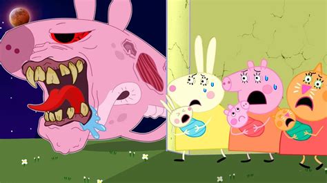 Peppa Pig Turns Into A Giant Zombie Neomorph Peppa Pig Funny