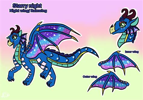 Wings Of Fire Oc Starry Night By Astralstardust23 On Deviantart