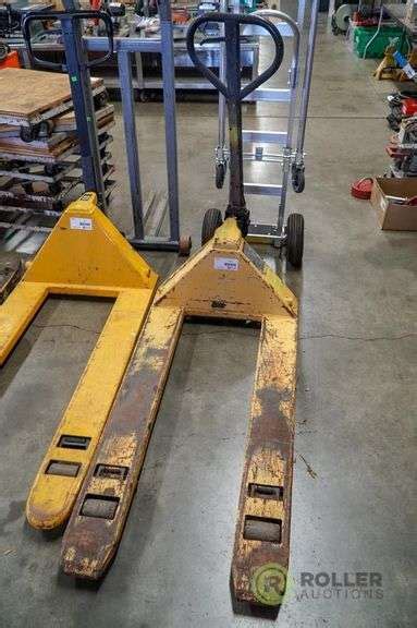 Multiton Hydraulic Pallet Jack 5500 Lb Capacity Roller Auctions