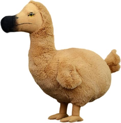 Frankiezhou Realistic Dodo Bird Stuffed Animal Brown 14